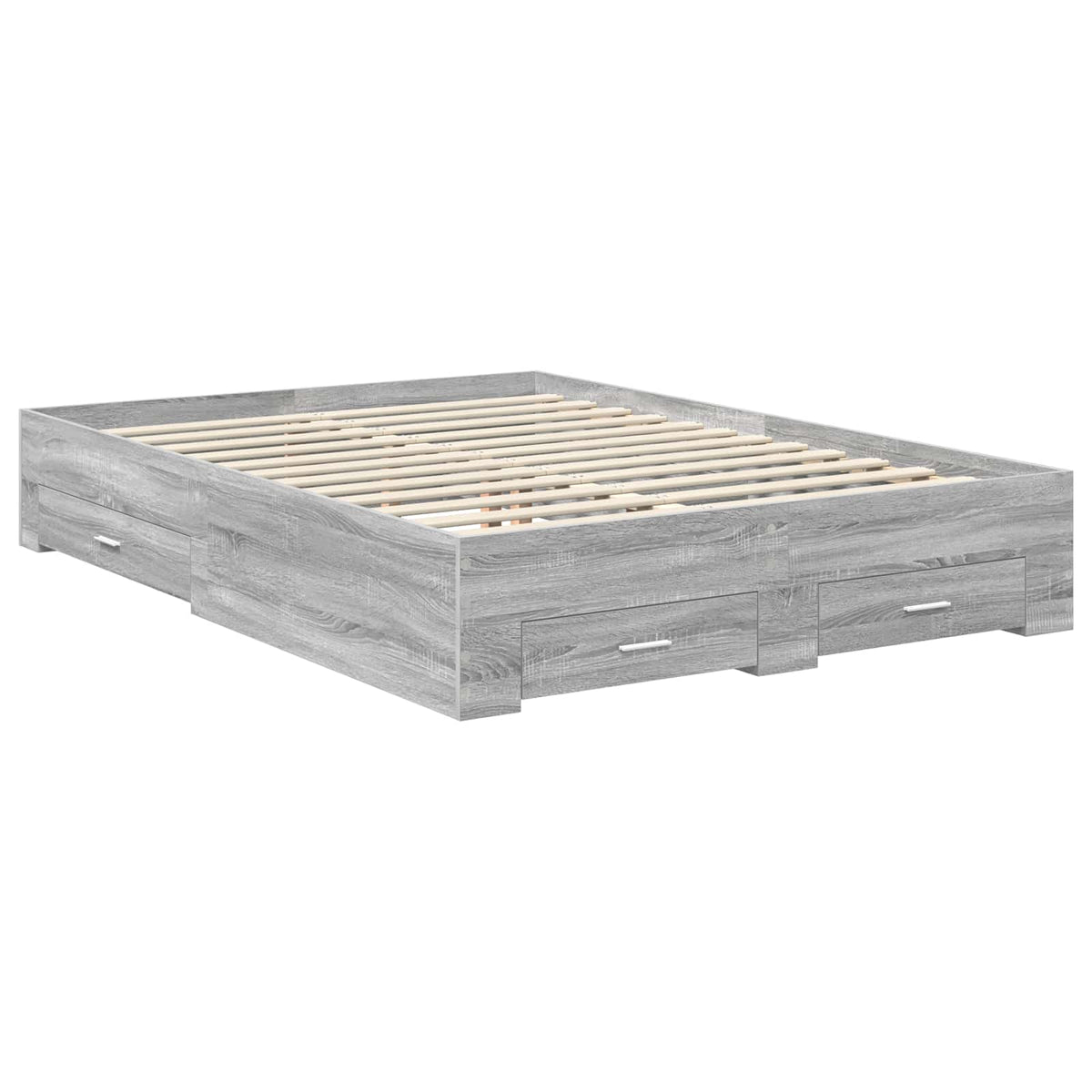Bed Frame Engineered Wood Grey sonoma