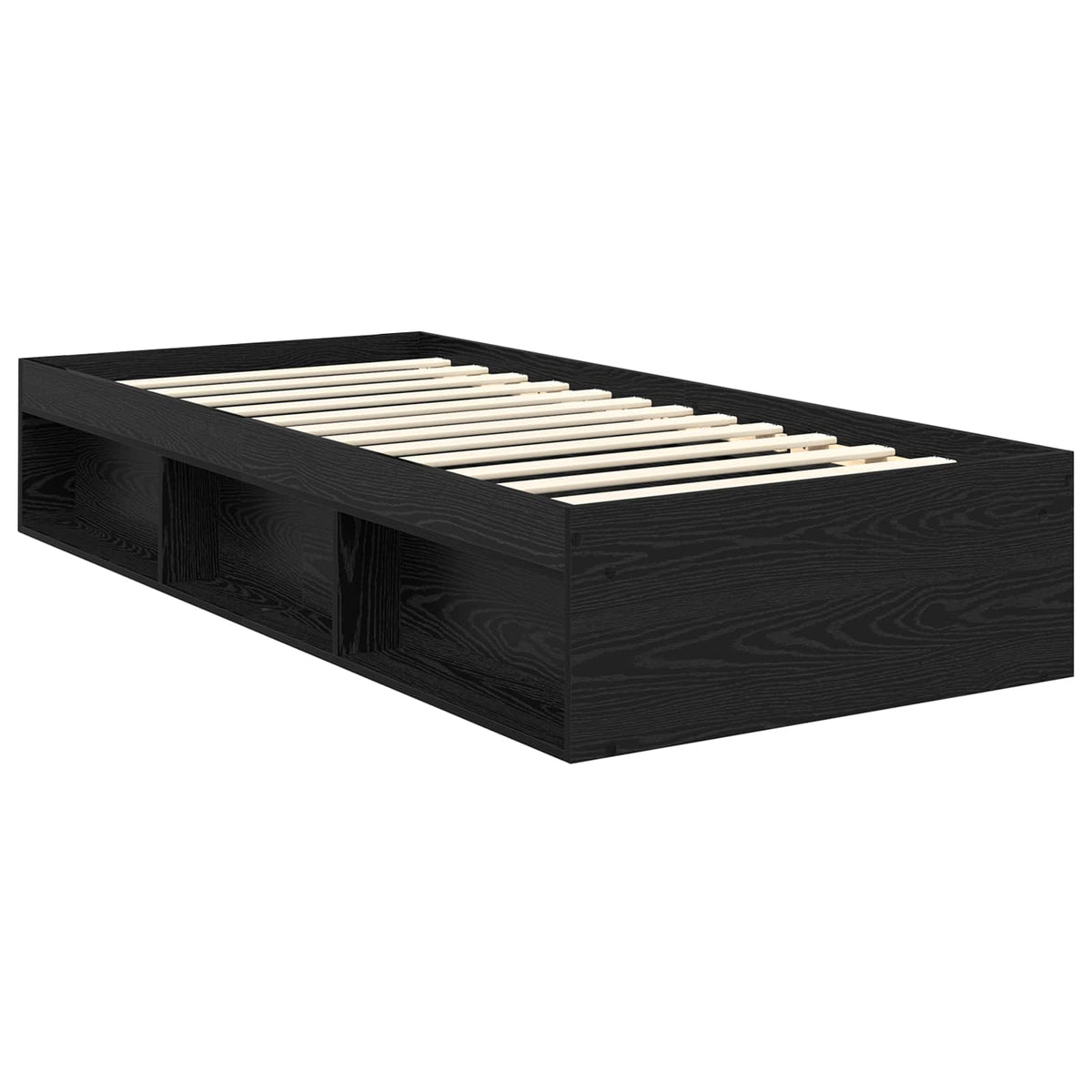 Bed Frame Wood Black Oak