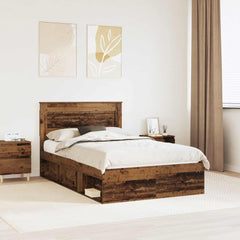 Bed Frame Wood Old