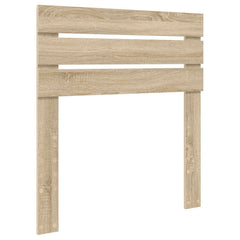 Bed Frame 75 x 190 cm Solid Pine Wood Sonoma oak