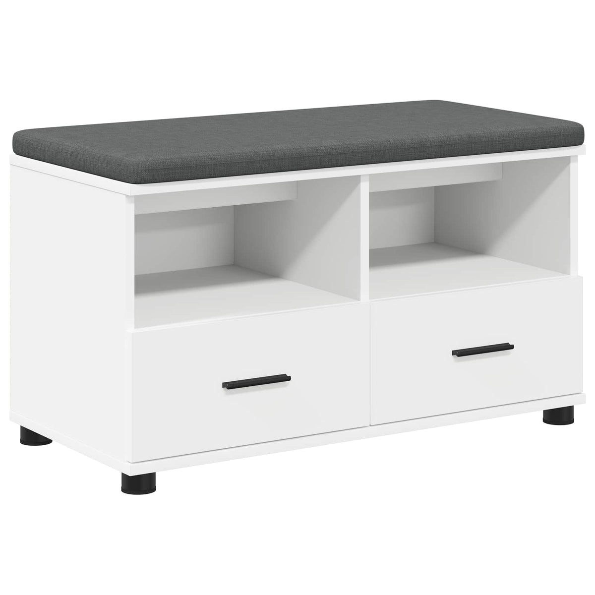 Hall Bench 80 x 38 x 46 cm White