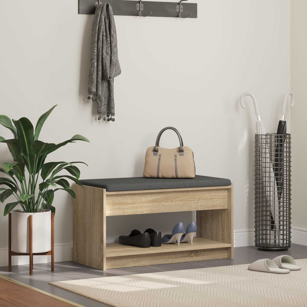 Hall Bench 83 x 38 x 45 cm Sonoma oak