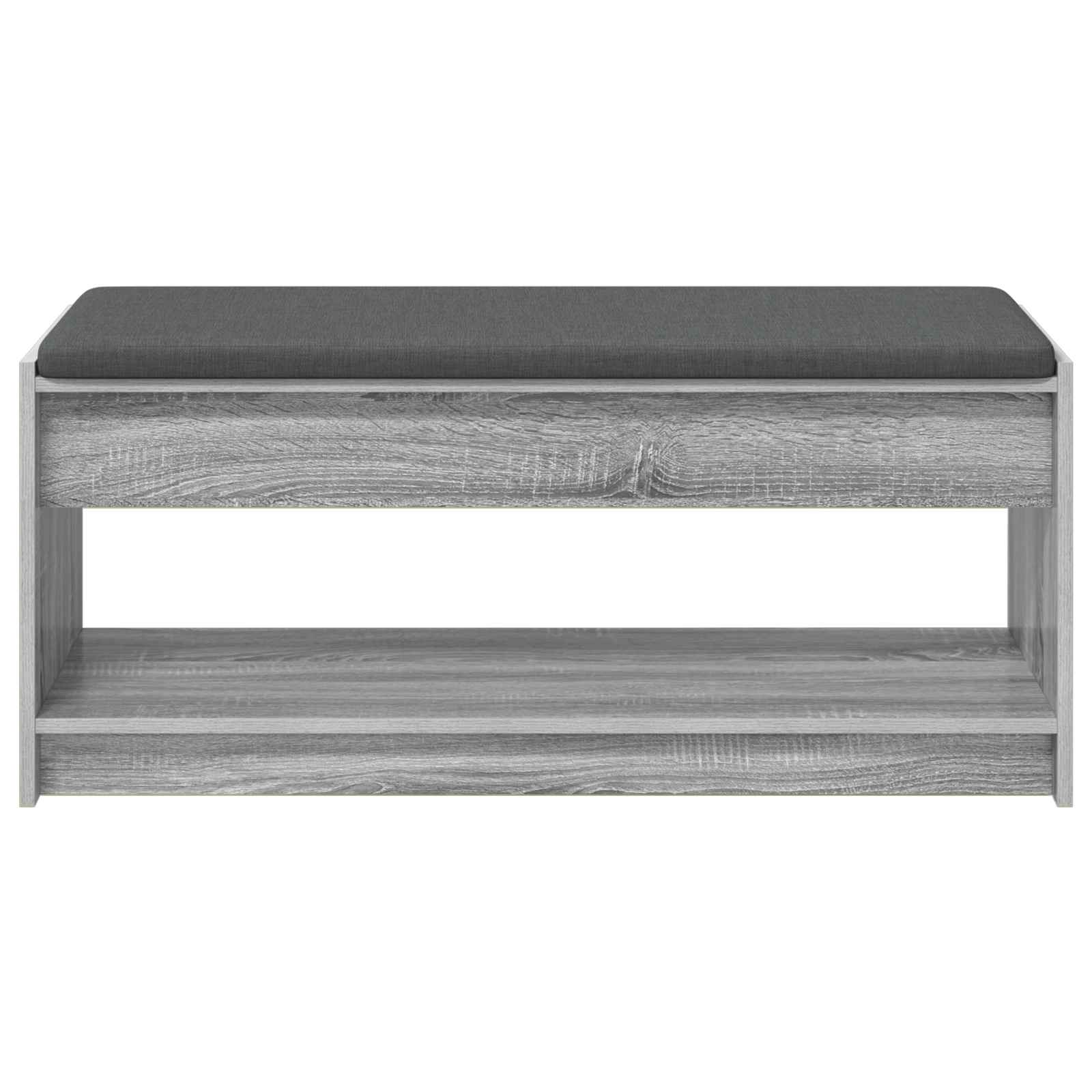 vidaXL Hall Bench Grey Sonoma 103 x 38 x 45 cm 5