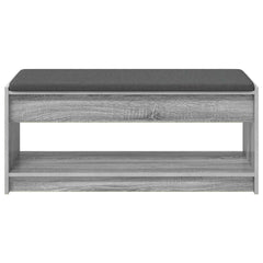vidaXL Hall Bench Grey Sonoma 103 x 38 x 45 cm 5