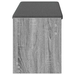 vidaXL Hall Bench Grey Sonoma 103 x 38 x 45 cm 6