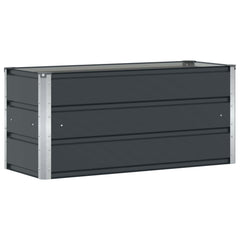 vidaXL Planter Anthracite 100 x 40 x 45 cm Steel 2