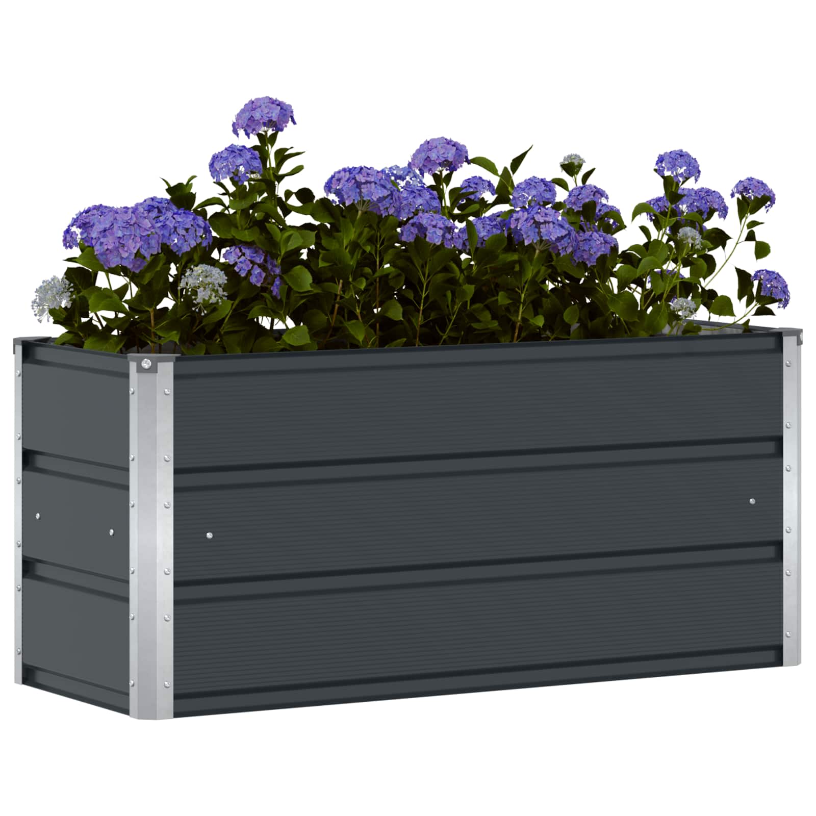 vidaXL Planter Anthracite 100 x 40 x 45 cm Steel 3