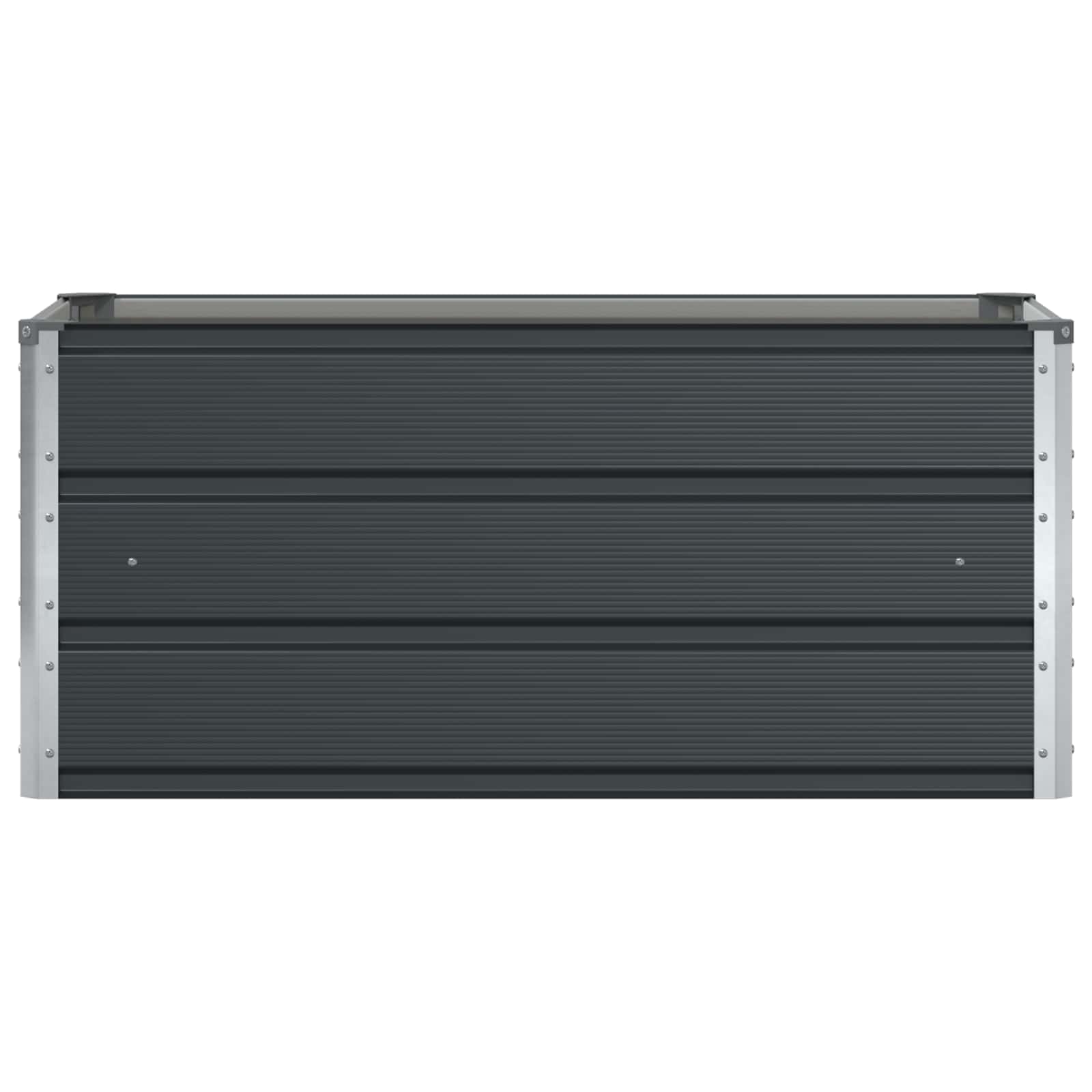 vidaXL Planter Anthracite 100 x 50 x 45 cm Galvanised Steel 4