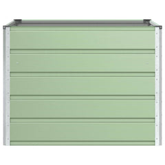 vidaXL Planter Pastel Green 100 x 100 x 75 cm Steel 4