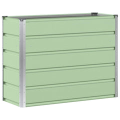 vidaXL Planter Green 100 x 40 x 75 cm Steel 2