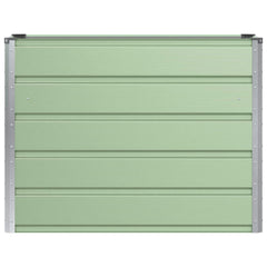 vidaXL Planter Green 100 x 40 x 75 cm Steel 4