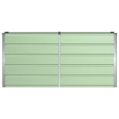 vidaXL Planter Green 160 x 40 x 75 cm Steel 4