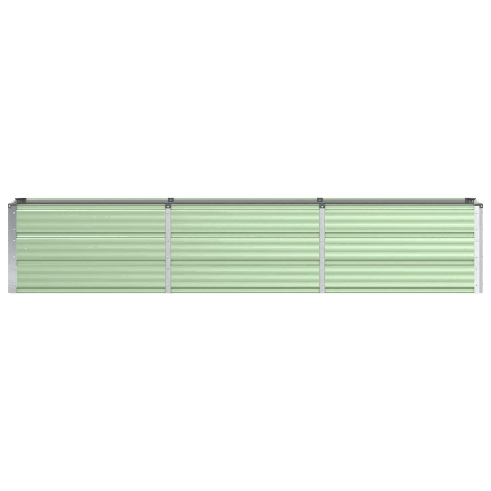 vidaXL Planter Green 240 x 40 x 45 cm Steel 4
