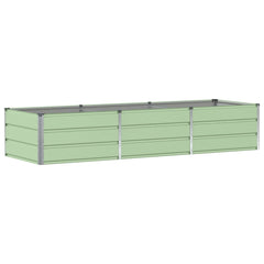 vidaXL Planter Green 240 x 80 x 45 cm Steel 2