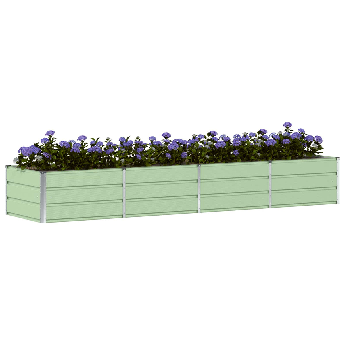Planter 160 x 80 x Steel Height 45 cm Green 320 cm