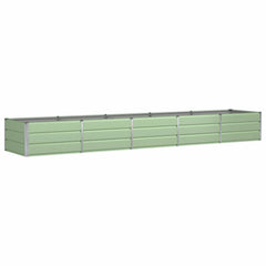 vidaXL Planter Green 400 x 80 x 45 cm Steel 2
