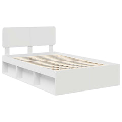 Bed Frame Solid Pine Wood White