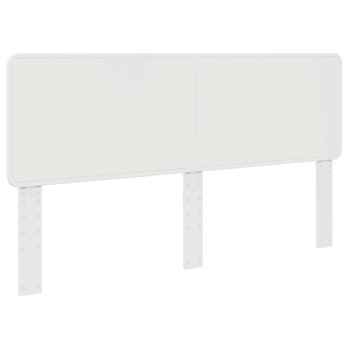 Bed Frame 200 x 200 cm Solid Pine Wood White