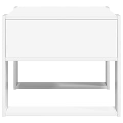 vidaXL Coffee Table White 66 x 53 x 45 cm Engineered Wood 6