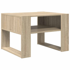 vidaXL Coffee Table Sonoma Oak 66 x 53 x 45 cm Engineered Wood 2