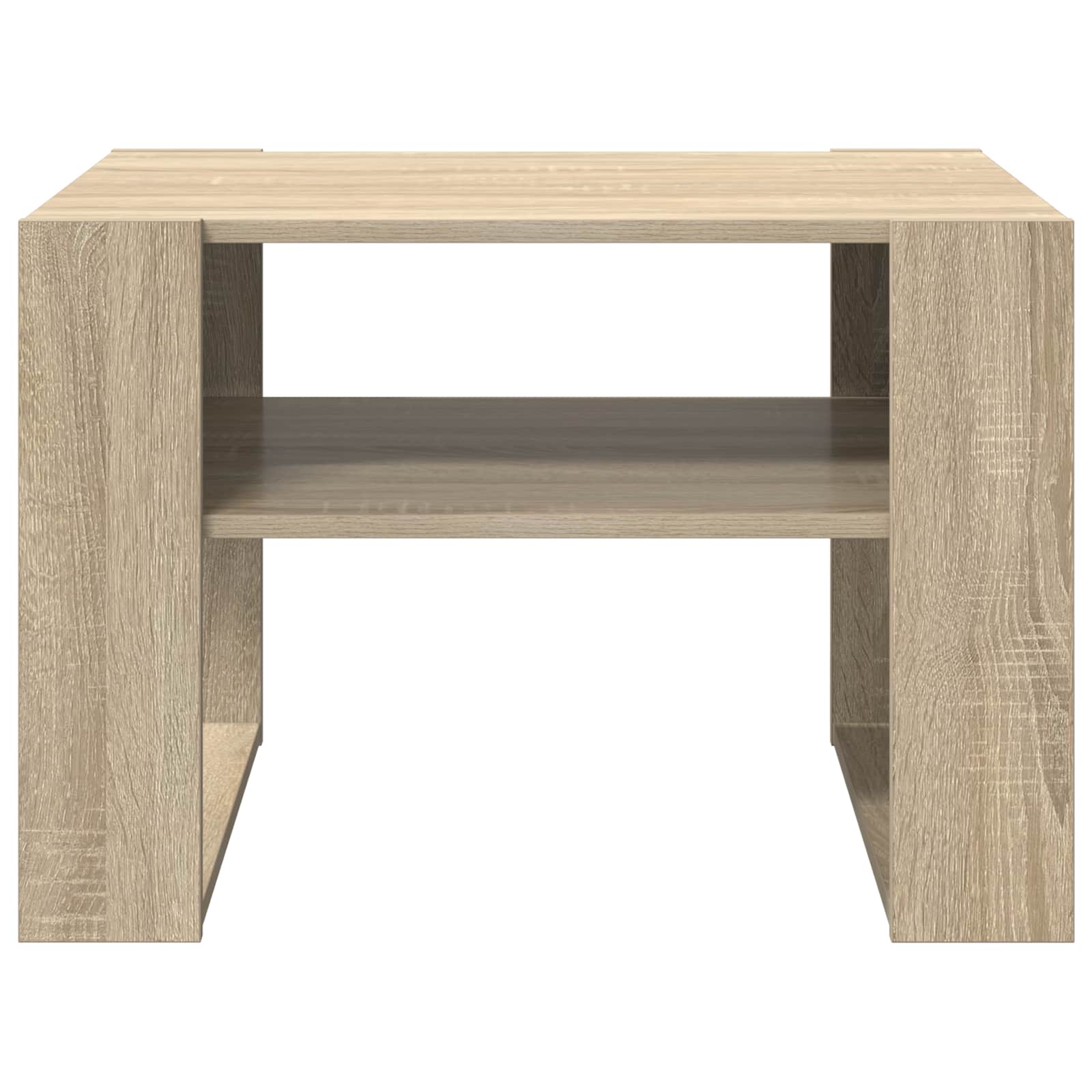 vidaXL Coffee Table Sonoma Oak 66 x 53 x 45 cm Engineered Wood 5
