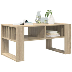 vidaXL Coffee Table Sonoma Oak 92 x 49.5 x 45 cm Engineered Wood 3