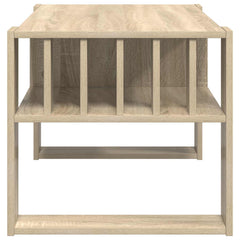 vidaXL Coffee Table Sonoma Oak 92 x 49.5 x 45 cm Engineered Wood 6