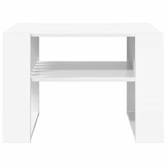 vidaXL Coffee Table White 66 x 49.5 x 45 cm Engineered Wood 5