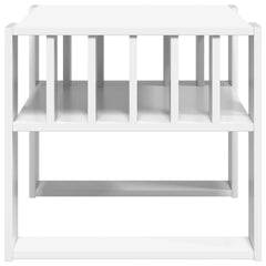 vidaXL Coffee Table White 66 x 49.5 x 45 cm Engineered Wood 6