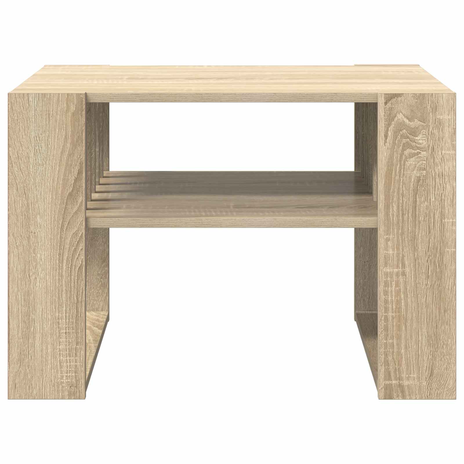 vidaXL Coffee Table Sonoma Oak 66 x 49.5 x 45 cm Engineered Wood 5