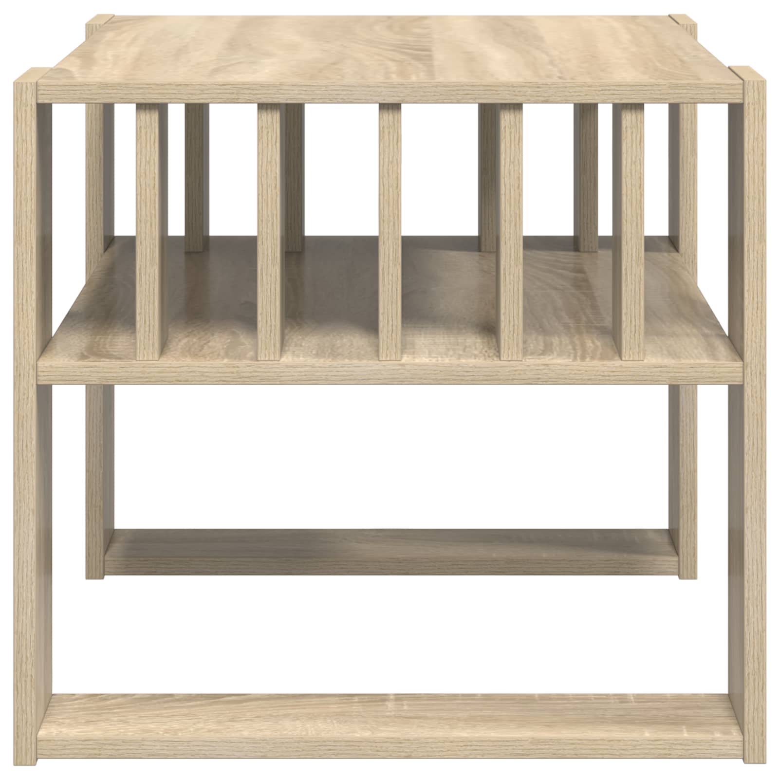 vidaXL Coffee Table Sonoma Oak 66 x 49.5 x 45 cm Engineered Wood 6