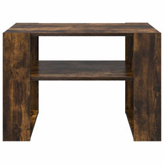 vidaXL Coffee Table Smoked Oak 66 x 49.5 x 45 cm Engineered Wood 5