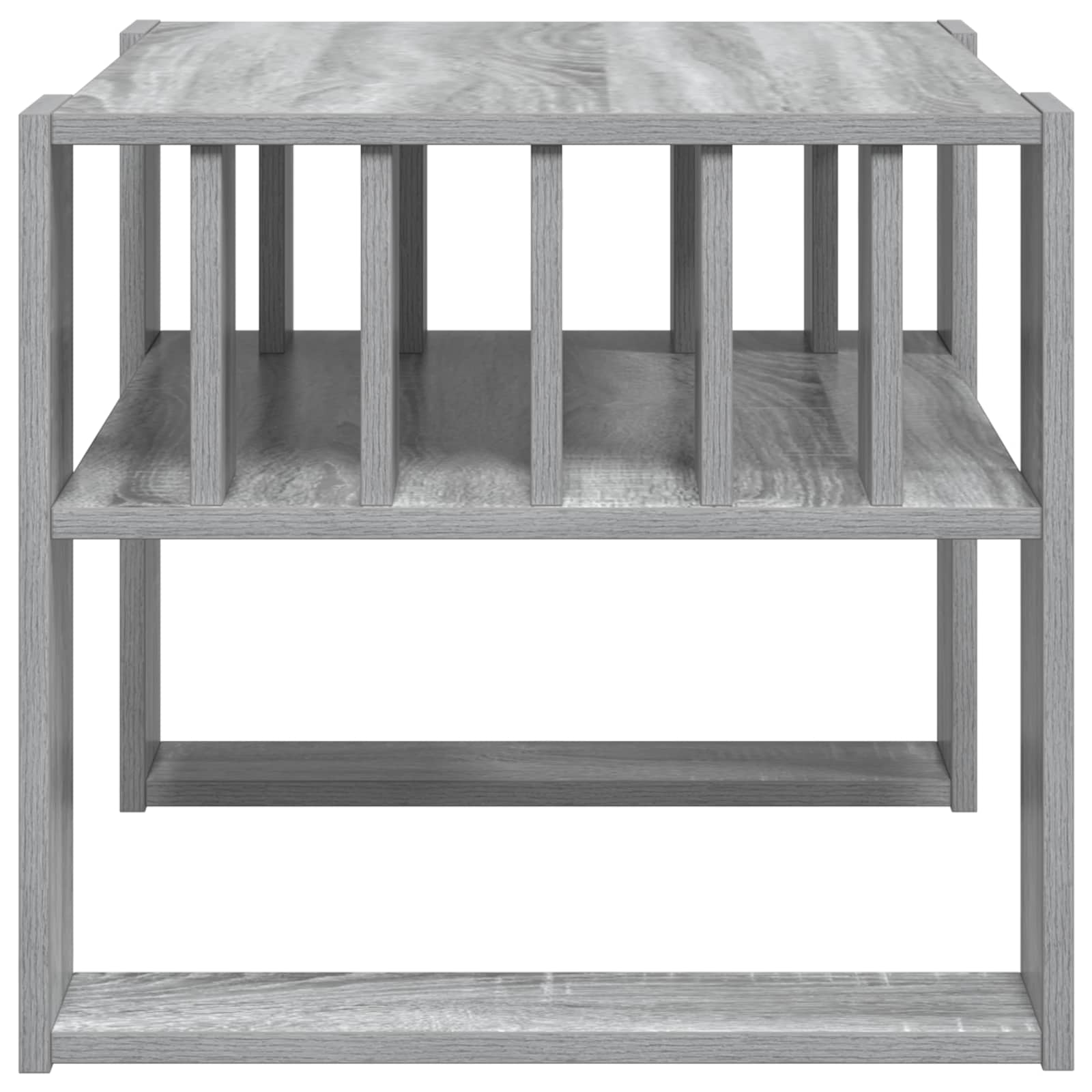 vidaXL Coffee Table Grey Sonoma 66 x 49.5 x 45 cm Engineered Wood 6