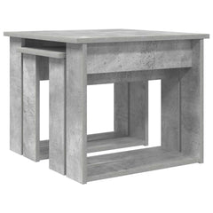 vidaXL Coffee Table Set 2 pcs Concrete Grey 50 x 52 x 42 cm 5
