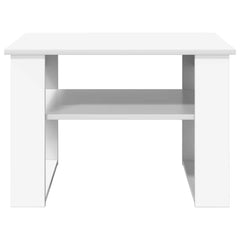 vidaXL Coffee Table White 64 x 54 x 44 cm Engineered Wood 5