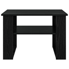 vidaXL Coffee Table Black Oak 64 x 54 x 44 cm Engineered Wood 5