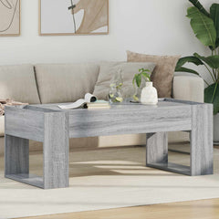 Coffee Table 110 x 50 x 41 cm Engineered Wood Grey sonoma