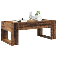 Coffee Table 110 x 50 x 41 cm Engineered Wood Old wood