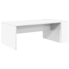 vidaXL Coffee Table White 95 x 50 x 34 cm Engineered Wood 2