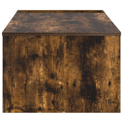 vidaXL Coffee Table Smoked Oak 95 x 50 x 34 cm Engineered Wood 6