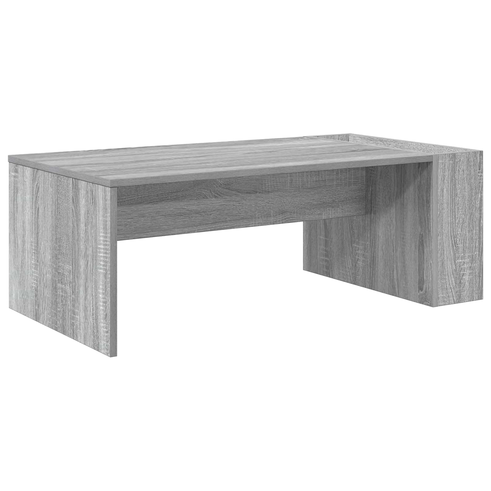 vidaXL Coffee Table Grey Sonoma 95 x 50 x 34 cm Engineered Wood 2