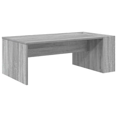 vidaXL Coffee Table Grey Sonoma 95 x 50 x 34 cm Engineered Wood 2