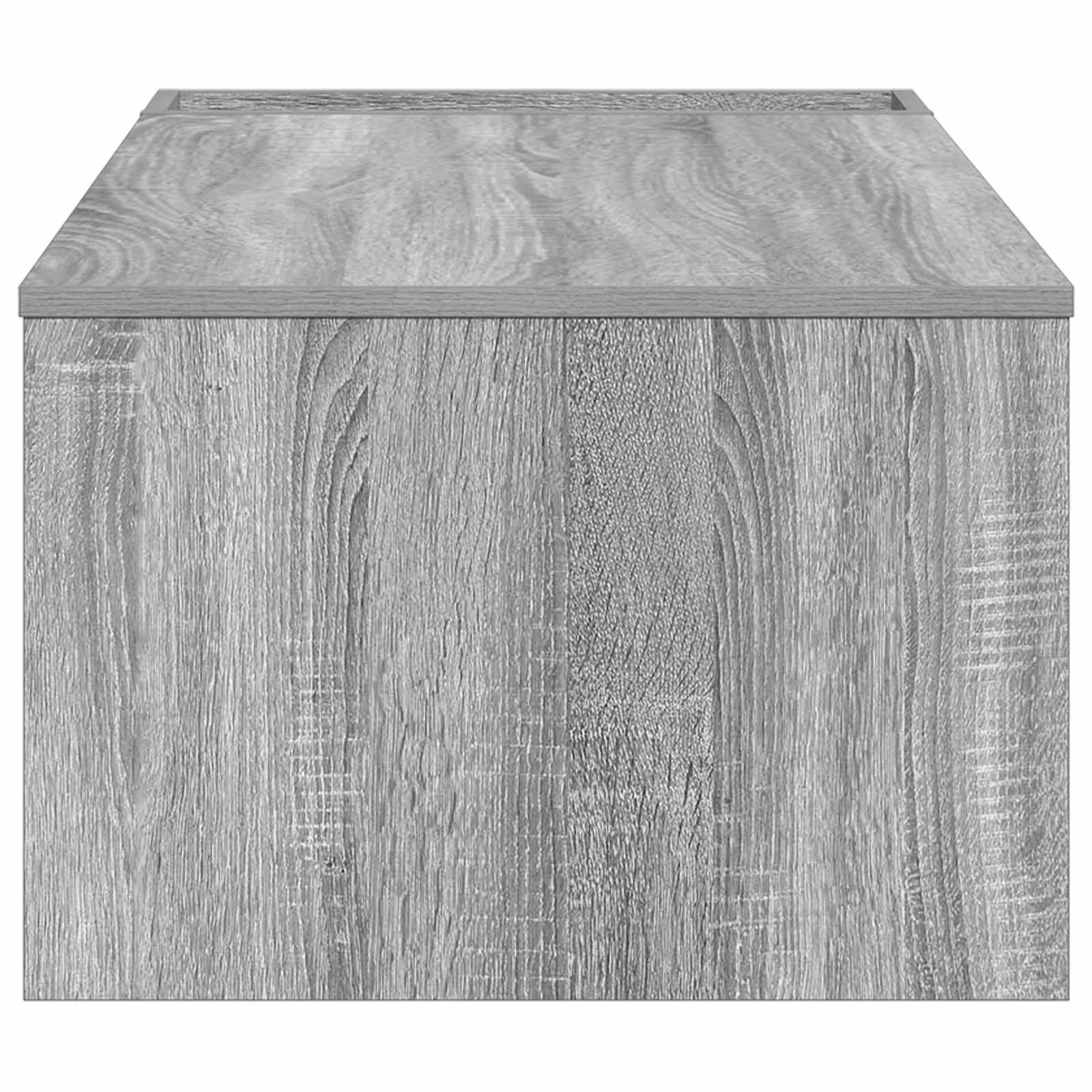 vidaXL Coffee Table Grey Sonoma 95 x 50 x 34 cm Engineered Wood 6