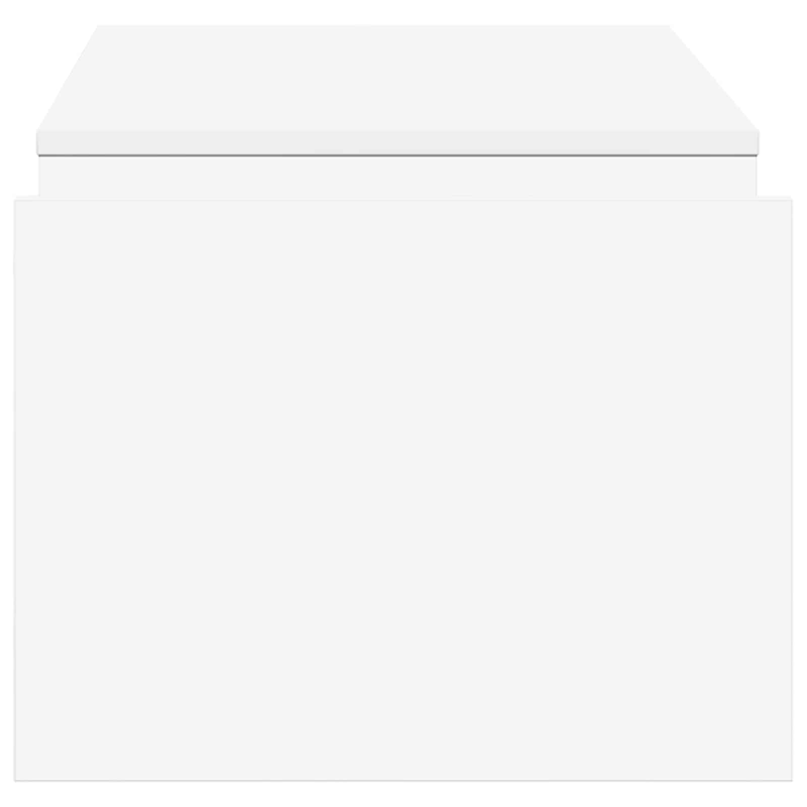 vidaXL Coffee Table White 90 x 45 x 35 cm Engineered Wood 6