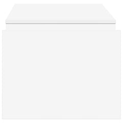 vidaXL Coffee Table White 90 x 45 x 35 cm Engineered Wood 6