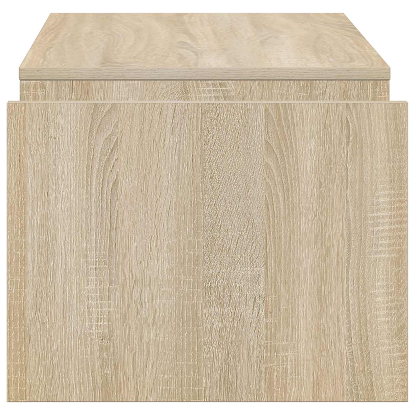 vidaXL Coffee Table Sonoma Oak 90 x 45 x 35 cm Engineered Wood 6