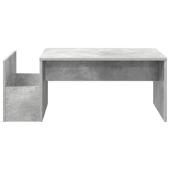 vidaXL Coffee Table Concrete Grey 90 x 45 x 35 cm Engineered Wood 5