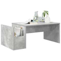 vidaXL Coffee Table Concrete Grey 90 x 45 x 35 cm Engineered Wood 3