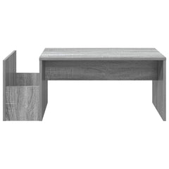vidaXL Coffee Table Grey Sonoma 90 x 45 x 35 cm Engineered Wood 5