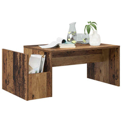 vidaXL Coffee Table Old Wood 90 x 45 x 35 cm Engineered Wood 3